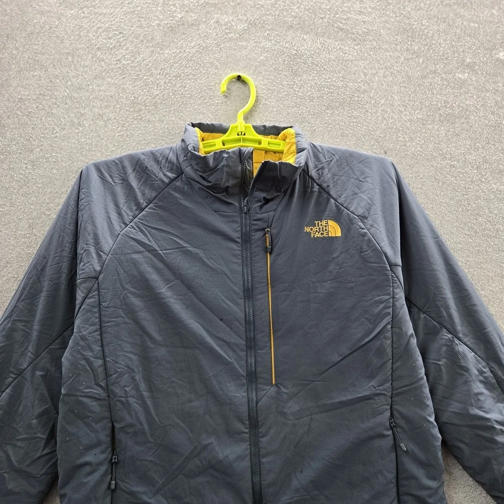The North Face Men Jacket L/G Gray Nylon Ventrix Ultralight Puffer READ
